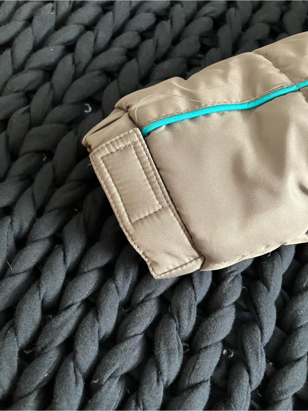 Kids Teal & Gray Winter Jacket - Picture 6 of 13